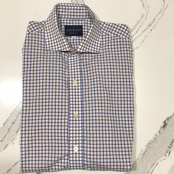 Ledbury Other - Ledbury button down spread collar dress shirt men’s size 16.